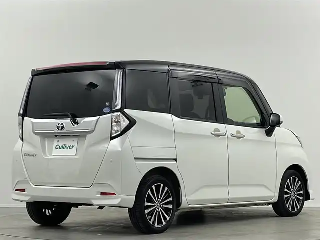 トヨタ ルーミー カスタムG－T 埼玉県 2020(令2)年 3.3万km ブラックマイカメタリック/パールホワイト2トーン 純正９型ナビ　ＢＴ　全方位　温シート　両側電動　オートハイビーム　コーナーセンサー　レーダークルーズコントロール　レーダークルーズコントロール　純正１５インチアルミホイール　衝突軽減システム