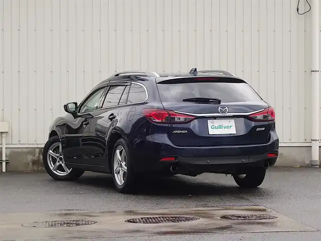 マツダ アテンザ ワゴン XD Lパッケージ 山形県 2013(平25)年 11.6万km ディープクリスタルブルーマイカ 6MT/ディーゼルターボ/衝突被害軽減システム/SDナビ/　　【CD DVD BT フルセグ USB AUX MSV】/バックカメラ/レーダークルーズコントロール/HIDオートヘッドライト/レザーシート/シートヒーター/パワーシート/17インチアルミホイール/アイドリングストップ/ステアリングスイッチ/電動格納ウィンカーミラー/ブライドスッポトモニター/フォグランプ/スマートキー/ETC