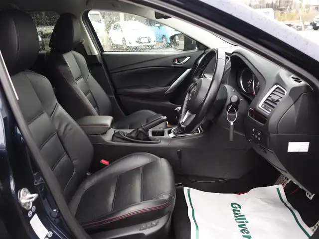 マツダ アテンザ ワゴン XD Lパッケージ 山形県 2013(平25)年 11.6万km ディープクリスタルブルーマイカ 6MT/ディーゼルターボ/衝突被害軽減システム/SDナビ/　　【CD DVD BT フルセグ USB AUX MSV】/バックカメラ/レーダークルーズコントロール/HIDオートヘッドライト/レザーシート/シートヒーター/パワーシート/17インチアルミホイール/アイドリングストップ/ステアリングスイッチ/電動格納ウィンカーミラー/ブライドスッポトモニター/フォグランプ/スマートキー/ETC