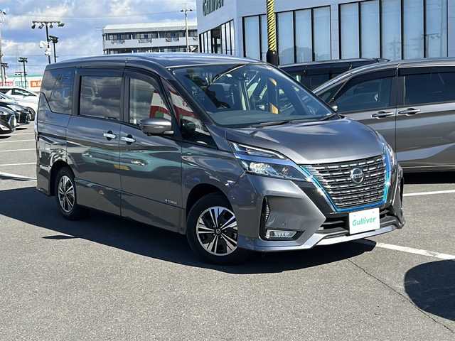 日産 セレナ e－パワー HWS V アーバンクロム 岐阜県 2021(令3)年 1.2万km グレー 純正10インチナビ/アラウンドビューモニター/両側パワースライドドア/インテリジェントルームミラー/エマージェンシーブレーキ　/プロパイロット/TV/ドライブレコーダー/シートヒーター/プッシュスタート/電動格納ミラー