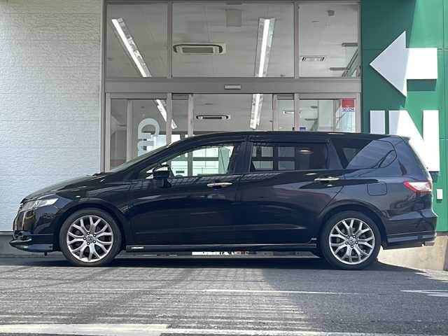 ホンダ オデッセイ アブソルート 愛知県 2011(平23)年 6.2万km クリスタルブラックパール 禁煙車/寒冷地仕様/ハーフレザーシート/純正メーカーナビ/フルセグ/全方位モニター/パーキングアシスト/ステアリングリモコン/Bluetooth/クルーズコントロール/パドルシフト/純正アルミ/純正フロアマット/AUTOライト/フォグランプ/ETC/スペアキー/取扱説明書/保証書