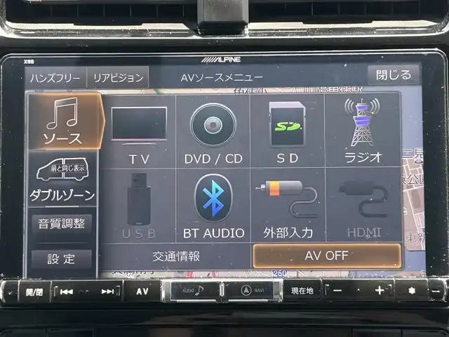 トヨタ プリウス S 兵庫県 2016(平28)年 7.6万km ホワイトパールクリスタルシャイン ワンオーナー/アルパイン9インチナビ/CD/DVD/フルセグTV/Bluetooth/バックカメラ/純正LEDヘッドライト/オートライト/スマートキー/プッシュスタート/ビルトインETC/ステアリングスイッチ/HDMI/レーンアシスト
