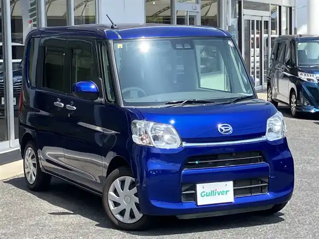 ダイハツ タント X LTD SA Ⅲ 山口県 2018(平30)年 2.2万km ディープブルークリスタルマイカ 社外メモリーナビ＆/フルセグTV＆全方位モニター/フロアマット/ドアバイザー/両側パワースライド/オートライト/オートハイビーム/スマートキー/エンジンプッシュスタート/運転席シートヒーター