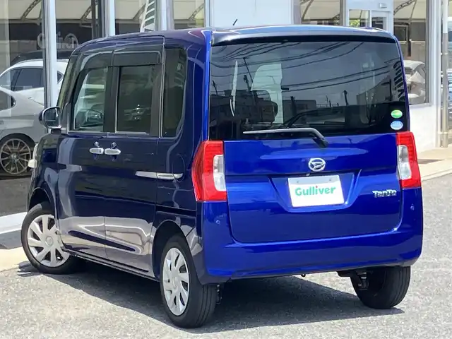 ダイハツ タント X LTD SA Ⅲ 山口県 2018(平30)年 2.2万km ディープブルークリスタルマイカ 社外メモリーナビ＆/フルセグTV＆全方位モニター/フロアマット/ドアバイザー/両側パワースライド/オートライト/オートハイビーム/スマートキー/エンジンプッシュスタート/運転席シートヒーター