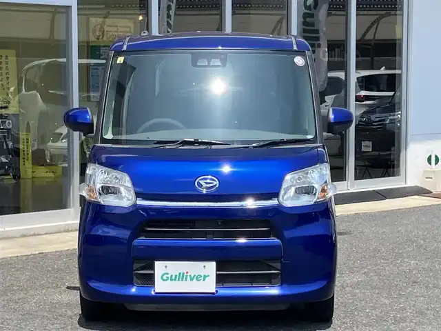 ダイハツ タント X LTD SA Ⅲ 山口県 2018(平30)年 2.2万km ディープブルークリスタルマイカ 社外メモリーナビ＆/フルセグTV＆全方位モニター/フロアマット/ドアバイザー/両側パワースライド/オートライト/オートハイビーム/スマートキー/エンジンプッシュスタート/運転席シートヒーター