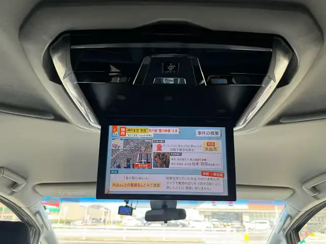 トヨタ アルファード S 滋賀県 2019(令1)年 4万km パール アルパイン11インチBIGX /　フルセグ Bluetooth CD DVD SD AM FM/バックカメラ/フロントカメラ/サイドカメラ/アルパインフリップダウンモニター/ドライブレコーダー前後/ETC/スペアタイヤ/Toyota Safety Sense /プリクラッシュセーフティ/レーントレーシングアシスト［LTA］/レーダークルーズコントロール/ロードサインアシスト［RSA］/オートマチックハイビーム［AHB］/先行車発進告知機能［TMN］/インテリジェントクリアランスソナー/ドライブスタートコントロール/片側パワースライドドア/純正フロアマット/純正ドアバイザー/純正18インチアルミ