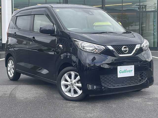 日産 デイズ X 長野県 2020(令2)年 5.1万km ブラック 日産純正メモリナビ【MJ120D-W】/FM・AM・DVD・CD・フルセグTV・USB/Bluetooth Audio/バックカメラ/純正14インチアルミホイール/前後コーナーセンサー/衝突被害軽減ブレーキ/オートマチックハイビーム/オートライト/純正フロアマット/ドアバイザー/プッシュスタート/スマートキー/スペアキー/取扱説明書/保証書/ETC