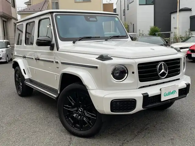 メルセデス・ベンツ ゲレンデヴァーゲン Ｇ５８０ ウィズ EQ テクノロジー ED1 神奈川県 2024(令6)年 1.2万km パール ワンオーナー/ラグジュアリーパッケージ/サンルーフ/ブルメスターサウンド/AMGライン/アダプティブダンピング/グレー/黒革シート/カーボンインテリアパネル/レーダーセーフティパッケージ/レーダークルーズコントロール/衝突軽減ブレーキ/LKA/BSM/AMG20インチAW/LEDヘッドライト/コーナーセンサー/純正メモリーナビ・地デジTV/純正USB/BT再生/360°カメラ/ETC2.0/ワイヤレス充電/前席パワーシート/全席シートヒーター/前席シートヒーター/ドリンクホルダー(保冷・保温機能)/パドルシフト/プッシュスタート/スマートキー×2/R7年ディーラー整備記録/保証書・取説あり
