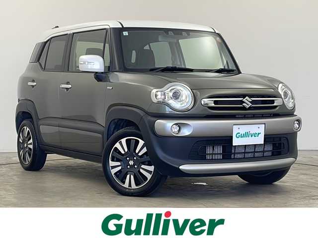 スズキ クロスビー HYBRID MZ 秋田県 2024(令6)年 3.2万km タフカーキパールメタリック/ホワイト2トーン ４WD/純正ナビ(Bluetooth/CD/ワンセグ)/バックカメラ/前席シートヒーター/ETC/レーンキープアシスト/クルーズコントロール/クリアランスソナー/アイドリングストップ/後方コーナーセンサー/衝突被害軽減システム/ダウンヒルアシストコントロール/革巻きステアリング/純正AW/オートライト/LEDヘッドライト/スマートキー