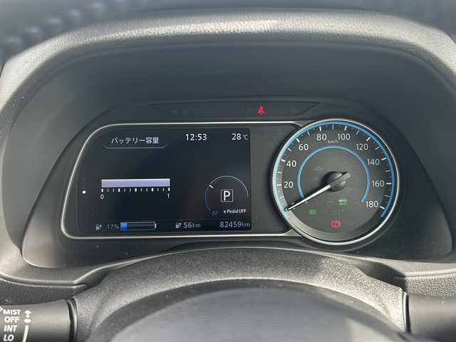 日産 リーフ e+ G 沖縄県 2021(令3)年 8.3万km スーパーブラック