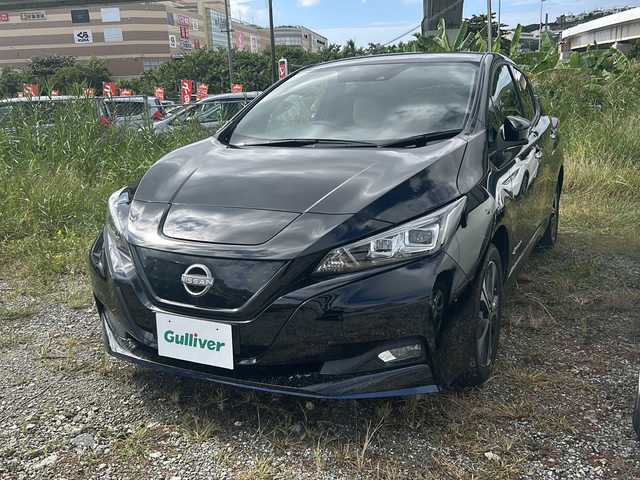 日産 リーフ e+ G 沖縄県 2021(令3)年 8.3万km スーパーブラック