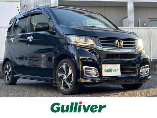 ホンダ Ｎ ＷＧＮ カスタム G ターボパッケージ 愛知県 2013(平25)年 7.1万km スマートブラック 純正8型ナビ【Bluetooth　CD DVD SD USB フルセグ　品番：VXM-VFEi】/バックカメラ/ETC/クルーズコントロール/オートライト/フォグランプ/ECON/ステアリングリモコン/パドルシフト/ハーフレザーシート/ドアバイザー/電動格納ドアミラー/純正アルミホイール/禁煙車