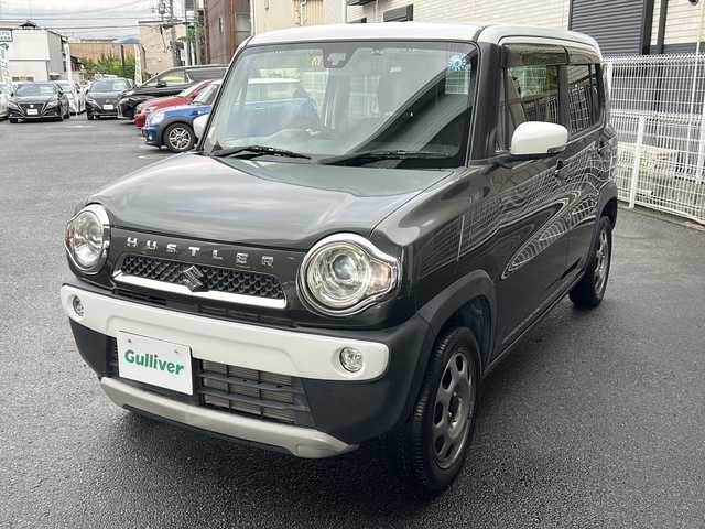 スズキ ハスラー Jスタイル 京都府 2015(平27)年 4.2万km クールカーキパールメタリック/ホワイト2トーンルーフ ＳＤナビ　/フルセグテレビ　/スズキレーダーブレーキサポート　/衝突被害軽減システム/横滑り防止装置/盗難防止装置/２トンカラー　/スマートキー　/シートヒーター　/ウィンカーミラー　/アイドリングストップ　/プッシュスタート　/フォグライト　/オートライト/Wエアバック/AACエアコン/ドライブレコーダー/禁煙車
