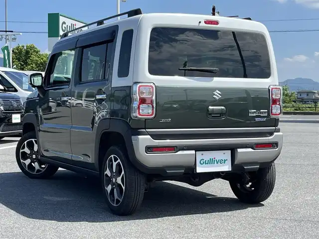 スズキ ハスラー Jスタイル 奈良県 2021(令3)年 1.5万km クールカーキパールメタリック/ホワイト2トーンルーフ 前後ドライブレコーダー　/ビルトインＥＴＣ　/純正フルセグナビ　/Ｂｌｕｅｔｏｏｔｈ　/全方位モニター　/アイドリングストップ　/純正フロアマット　/純正アルミホイール　/フロントシートヒーター　/スマートキー