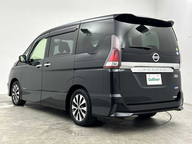 日産 セレナ ハイウェイスター G 三重県 2016(平28)年 7.8万km ダイヤモンドブラック 禁煙車/セーフティパックB/・プロパイロット/・電動パーキングブレーキ/・ブレーキホールド/・ステアリングスイッチ/・SRSカーテンエアバッグシステム/・サイドエアバッグシステム（前席）/・インテリジェントルームミラー/・踏み間違い衝突防止アシスト/・インテリジェント パーキングアシスト/・標識検知機能/・インテリジェント アラウンドビューモニター/エマージェンシーブレーキ/車線逸脱警報/コーナーセンサー/純正９型ナビ（MM516D-L）/・フルセグTV/CD/DVD/Blu-ray/BT/SD/音楽録音/純正フリップダウンモニター/ハンズフリー両側パワースライドドア/革巻きステアリング/LEＤヘッドライト/フォグランプ/オートライト/電動格納ミラー/シートバックテーブル/USB充電/リアサンシェード/前後ドライブレコーダー/ETC/アイドリングストップ/スマートキー/プッシュスタート/スペアキー/純正ドアバイザー/純正フロアマット