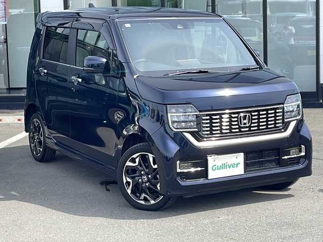 ホンダ Ｎ ＷＧＮ カスタム Lターボ ホンダS 道東・釧路十勝 2021(令3)年 3.7万km ミッドナイトブルービームM ・４WD/・ワンオーナー/・ターボ/・ビルトインETC/・衝突被害軽減ブレーキ/・レーダークルーズコントロール/・横滑り防止装置/・オートライト/・前席シートヒーター/・ハーフレザーシート/・レーンキープアシスト/・コーナーセンサー前後/・純正フロアマット/・純正LEDヘッドライト/・純正１５インチAW/・ドアバイザー