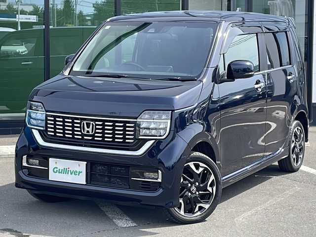 ホンダ Ｎ ＷＧＮ カスタム Lターボ ホンダS 道東・釧路十勝 2021(令3)年 3.7万km ミッドナイトブルービームM ・４WD/・ワンオーナー/・ターボ/・ビルトインETC/・衝突被害軽減ブレーキ/・レーダークルーズコントロール/・横滑り防止装置/・オートライト/・前席シートヒーター/・ハーフレザーシート/・レーンキープアシスト/・コーナーセンサー前後/・純正フロアマット/・純正LEDヘッドライト/・純正１５インチAW/・ドアバイザー