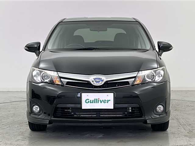 トヨタ カローラ フィールダー HV G エアロツアラー W×B 宮城県 2015(平27)年 5.4万km ブラックマイカ 社外アルパインナビ/・フルセグTV/・BT.HDMI.SD.CD/DVD/ハーフレザーシート/革巻きステアリング/ETC/純正AW/HIDヘッドライト/ステアリングスイッチ/プッシュスタート/スマートキー/純正フロアマット/カーテンエアバック