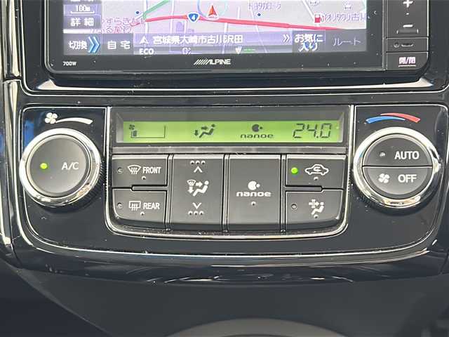 トヨタ カローラ フィールダー HV G エアロツアラー W×B 宮城県 2015(平27)年 5.4万km ブラックマイカ 社外アルパインナビ/・フルセグTV/・BT.HDMI.SD.CD/DVD/ハーフレザーシート/革巻きステアリング/ETC/純正AW/HIDヘッドライト/ステアリングスイッチ/プッシュスタート/スマートキー/純正フロアマット/カーテンエアバック
