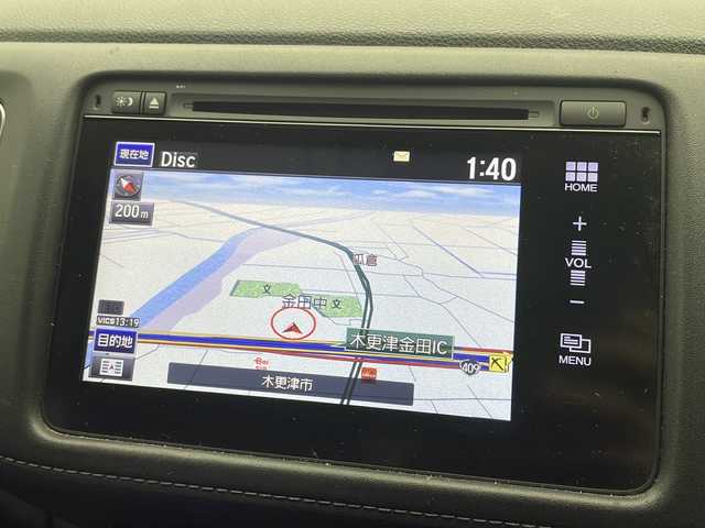 ホンダ ヴェゼル ハイブリッド Z 千葉県 2015(平27)年 6.9万km ルーセブラックM 純正インターナビ/フルセグTV/Bluetooth/CD/DVD/USB/バックカメラ/ビルトインETC/パドルシフト/ステアリングリモコン/ハーフレザーシート/シートヒーター/ワイパーデアイサー/クルーズコントロール/ISOFIX/ルーフレール/LEDヘッドライト