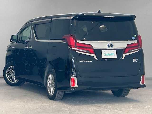 トヨタ アルファードハイブリット SR 宮城県 2019(令1)年 7.1万km ブラック 4WD/オットマン/トヨタセーフティーセンス/・ブラインドスポットモニター/・車線逸脱警報装置/・プリクラッシュセーフティ/・レーントレーシングアシスト/・レーンチェンジアシスト/・ロードサインアシスト/純正ナビ/・ETC/・フルセグTV/・Bluetooth/CD/DVD/・バックカメラ/・デジタルインナーミラー/両側パワースライドドア/パワーバックドア/レーダークルーズコントロール/電子パーキング/・オートホールド/アイドリングストップ/電子パーキング/・オートブレーキホールド/革巻きステアリング/・ステアリングスイッチ/レザーシート/・パワーシート（運転席/助手席）/・メモリシート(運転席)/・エアシート（運転席/助手席）/・シートヒーター（運転席/助手席）/プッシュスタート/・スマートキー/LEDヘッドライト/・オートライト/・オートハイビーム/純正フロアマット