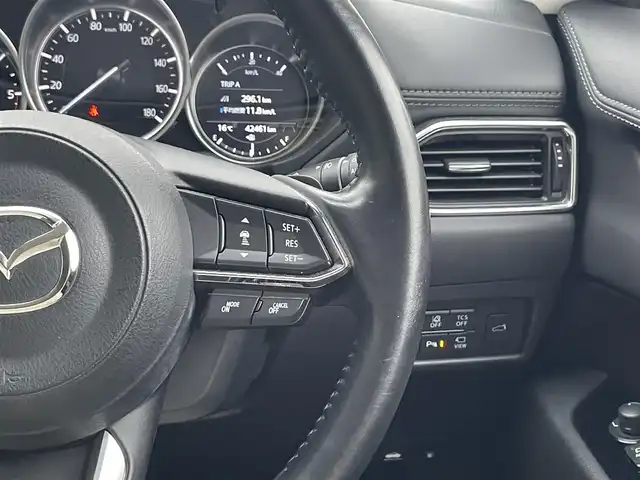 マツダ ＣＸ－５ XD シルクベージュセレクション 群馬県 2020(令2)年 4.3万km ポリメタルグレーM アドバンスドスマートブレーキ/・後退時スマートシティブレーキサポート/・誤発進抑制制御/・スマートブレーキサポート/・レーダークルコン/・BSM/・LKA/・リアパーキングセンサー/・ドライバーアテンションアラート/・フロントパーキングセンサー/純正メーカーナビ/（SD/BT/USB/AUX）/フルセグTV/全方位カメラ/ETC/ハーフレザー/シートヒーター（D席/N席）/パワーシート/電動リアゲート/ステアリングヒーター/HUD/パドルシフト/LEDヘッドライト/TEIN車高調/保証書/取扱説明書