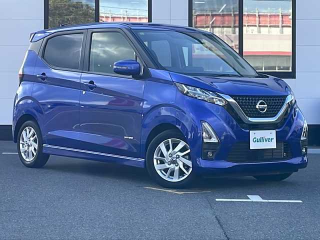 日産 デイズ HWS X プロパイロットED 山口県 2020(令2)年 1.5万km アトランティックブルー 純正9インチSDナビ　【MM320D-L】/・Bluetooth接続/・フルセグTV/・DVD再生機能有/アラウンドビューモニター/プロパイロット/・車線逸脱警報/・車線逸脱防止支援システム/・ふらつき警報/・踏み間違い衝突防止アシスト/・レーダークルーズコントロール/・インテリジェントエマージェンシーブレーキ/・標識認識機能/・先行車発進お知らせ機能/純正フロアマット/スマートキー/プッシュスタート/USB入力端子/電動パーキングブレーキ/純正LEDライト/純正14インチアルミホイール/ウィンカーミラー/保証書