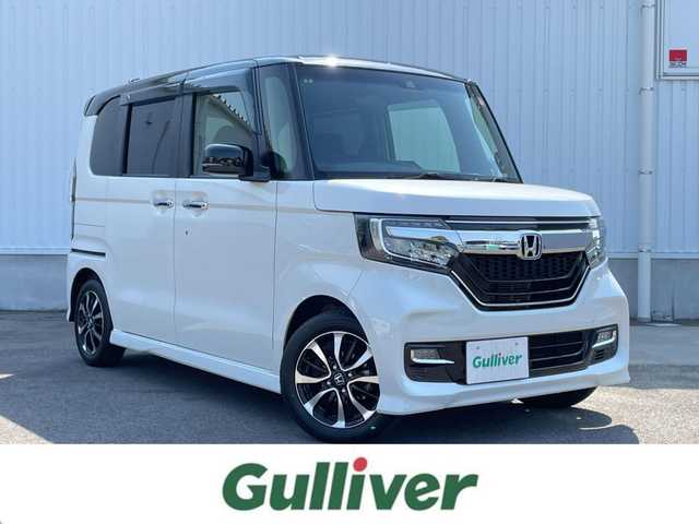 ホンダ Ｎ ＢＯＸ カスタム G L ホンダセンシング 愛媛県 2020(令2)年 3.1万km プラチナホワイトパール Stradaナビ/AM/FM/CD/DVD/BT/フルセグTV　/ホンダセンシング　/バックカメラ　/アダプティブクルーズコントロール　/両側電動スライドドア　/左側ハンズフリースライドドア/D/N席シートヒーター　/LEDヘッドライト/前後ドラレコ/アイドリングストップ/ETC/後席サンシェイド/電格ミラー/シートリフター/現状サマー(純正AW)(155/65/R14)