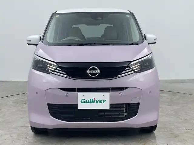 日産 デイズ ボレロ 三重県 2023(令5)年 1.1万km パープルⅡ 禁煙車/エマージェンシーブレーキ/ハイビームアシスト/車線逸脱警報　/純正９型ナビ/・フルセTV/・HDMI/Bluetooth/アラウンドビューモニター/純正ドライブレコーダー/ＥＴＣ/ＬＥＤヘッドライト/コーナーセンサー/専用ハーフレザーシート/ＵＳＢ電源/ステアリグンスイッチ/オートライト/ウインカーミラー/革巻きステアリング/アイドリングストップ/スマートキー/プッシュスタート/純正アルミホイール/カラーコード：W13P67/・シルキーホワイト/シルキーライラック