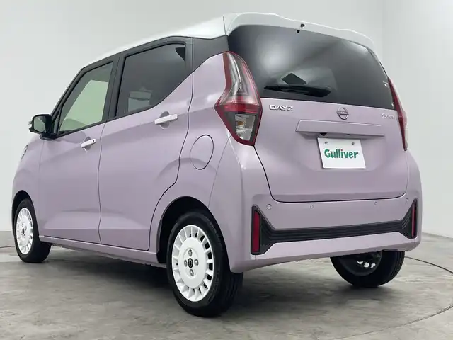 日産 デイズ ボレロ 三重県 2023(令5)年 1.1万km パープルⅡ 禁煙車/エマージェンシーブレーキ/ハイビームアシスト/車線逸脱警報　/純正９型ナビ/・フルセTV/・HDMI/Bluetooth/アラウンドビューモニター/純正ドライブレコーダー/ＥＴＣ/ＬＥＤヘッドライト/コーナーセンサー/専用ハーフレザーシート/ＵＳＢ電源/ステアリグンスイッチ/オートライト/ウインカーミラー/革巻きステアリング/アイドリングストップ/スマートキー/プッシュスタート/純正アルミホイール/カラーコード：W13P67/・シルキーホワイト/シルキーライラック