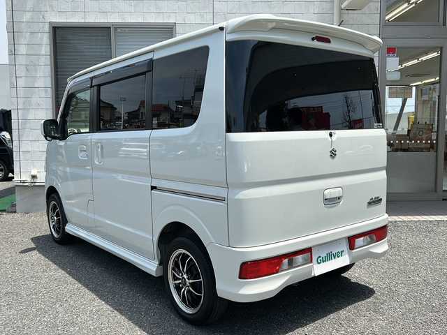 スズキ エブリィ ワゴン PZターボ 埼玉県 2018(平30)年 3.7万km パールホワイト フルセグテレビ　/両側スライドドア/社外ナビ(AM/FM/BT/CD/DVD/SD)　/フォグランプ　/TRC　/衝突軽減ブレーキ　/オートライト/純正フロアマット/バックカメラ
