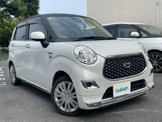 ダイハツ キャスト スタイル X SAⅢ 静岡県 2018(平30)年 6.3万km パールホワイトⅢ ワンオーナー/社外ナビ/フルセグTV/DVD/CD/SD/BT/バックカメラ/衝突軽減ブレーキ/レーンキープアシスト/オートハイビーム/前後ドライブレコーダー/LEDヘッドライト/ETC/スマートキー×2/保証書/取扱説明書/ナビ取扱説明書