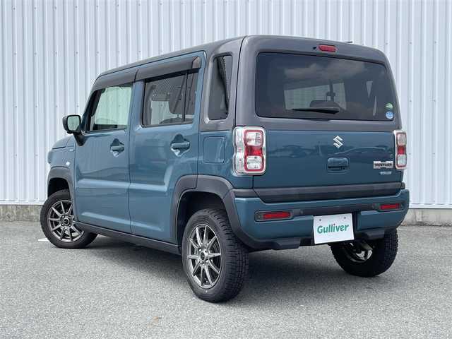 スズキ ハスラー HYBRID G 福岡県 2020(令2)年 3.2万km デニムブルー ガンメタリック 2トーン デュアルカメラブレーキサポート/衝突軽減/レーンキープアシスト/コーナーセンサー/純正９インチナビ/フルセグTV/CD/DVD/BT/AM/FM/applecarplay/androidauto/全周囲カメラ/前席シートヒーター/オートハイビーム/ビルトインＥＴＣ/社外アルミ/スマートキー/プッシュスタート
