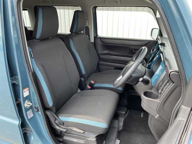 スズキ ハスラー HYBRID G 福岡県 2020(令2)年 3.2万km デニムブルー ガンメタリック 2トーン デュアルカメラブレーキサポート/衝突軽減/レーンキープアシスト/コーナーセンサー/純正９インチナビ/フルセグTV/CD/DVD/BT/AM/FM/applecarplay/androidauto/全周囲カメラ/前席シートヒーター/オートハイビーム/ビルトインＥＴＣ/社外アルミ/スマートキー/プッシュスタート