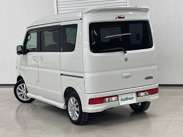 スズキ エブリィ ワゴン PZターボ 熊本県 2019(令1)年 3.3万km パールホワイト 社外ＳＤナビ（ラジオ/フルセグ/ＢＴ/ＣＤ/ＤＶＤ/ＳＤ）/ステアリングリモコン/オートハイビーム/オートライト/ＨＩＤヘッドライト/フォグランプ/片側PSドア/リアサーキュレーター/リアサンシェード/コーナーセンサー/レーンキープアシスト/衝突軽減システム/横滑り防止装置/プッシュスタート/スマートキー/フロアマット/ドアバイザー