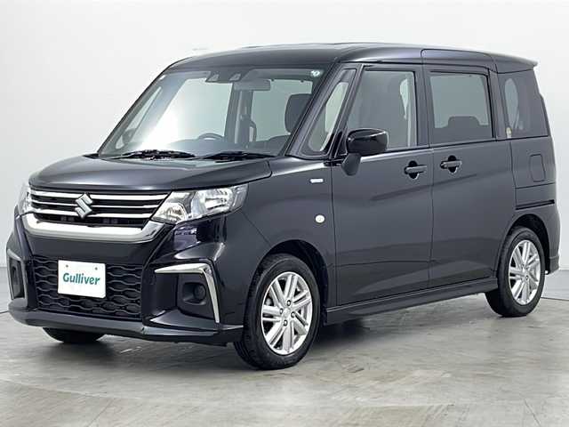スズキ ソリオ HV MX 道央・札幌 2024(令6)年 1.1万km スーパーブラックパール ・4WD/・社外ナビ&BT&USB/・左側パワースライドドア/・バックカメラ/・スズキセーフティサポート/・アダプティブクルーズコントロール/・コーナーセンサー/・前席シートヒーター/・ドアミラーヒーター/・社外フロアマット/・プッシュスタート/・LEDヘッドライト/・オートライト/・オートマチックハイビーム/・スマートキー