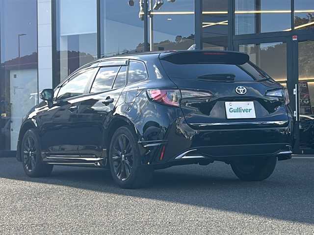 トヨタ カローラツーリング ハイブリッド ダブルバイビー 大阪府 2024(令6)年 1.9万km アティチュードブラックマイカ １オーナー　１０．５型ディスプレイオーディオ　フルセグ　Ｂｌｕｅｔｏｏｔｈ　バックカメラ　プリクラッシュセーフティー　モデリスタ　ハーフレザー　シートヒーター　ステアリングヒーター　レーダークルコン　ＢＳＭ　ＥＴＣ２．０　ウィンカーミラー　プッシュスタート　オートホールド　LEDヘッドライト　スペアキー1　モデリスタドアハンドルプロテクター　モデリスタスカッフプレート　純正ホイール　純正オーディオ　オールシーズンタイヤ