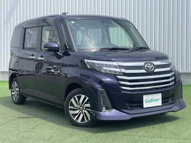 トヨタ ルーミー カスタムG 茨城県 2021(令3)年 3.6万km クールバイオレットクリスタルシャイン 〇T-Connectナビ/〇フルセグTV/〇ウエルカムパワースライドドア(両側)/〇ETC/〇ドライブレコーダー/〇スマートアシスト/〇アダプティブクルーズコントロール/〇コーナーセンサー/〇LEDヘッドライト/〇純正１４インチアルミホイール/〇カラーマルチインフォメイションディスプレイ/〇ステアリングスイッチ/〇オートエアコン/〇撥水機能付ファブリックシート/〇シートリフター/〇キーフリーシステム/〇SRSエアバック（運転席・助手席）