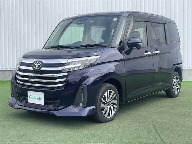 トヨタ ルーミー カスタムG 茨城県 2021(令3)年 3.6万km クールバイオレットクリスタルシャイン 〇T-Connectナビ/〇フルセグTV/〇パワースライドドア/〇ETC/〇ドライブレコーダー/〇スマートアシスト/〇アダプティブクルーズコントロール/〇コーナーセンサー/〇LEDヘッドライト/〇純正１４インチアルミホイール/〇カラーマルチインフォメイションディスプレイ/〇ステアリングスイッチ/〇オートエアコン/〇撥水機能付ファブリックシート/〇シートリフター/〇キーフリーシステム/〇エアバック（運転席・助手席）
