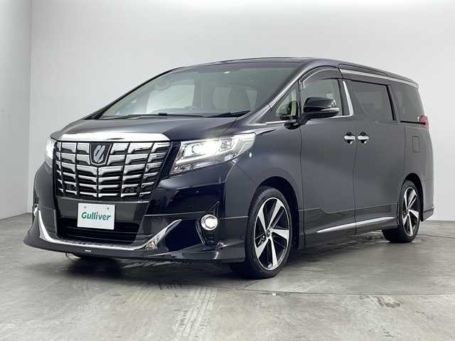 トヨタ アルファード エグゼクティブ ラウンジ 兵庫県 2016(平28)年 6.2万km ブラック ・ワンオーナー車/・純正ナビ&TV&CD&DVD&SD&BT/・純正12インチリアフリップダウンモニター/・全方位カメラ/・JBLプレミアムサウンド/・サンルーフ/・ビルトインETC/・レーダークルーズコントロール/・プリクラッシュセーフティ/・両側パワースライドドア/・コーナーセンサー/・革シート/・パワーシート/・シートヒーター/・エアシート/・ステアリングヒーター/・モデリスタエアロ/・モデリスタ19インチアルミホイール/・LEDヘッドライト/・LEDフォグランプ/・オートマチックハイビーム/・オートライト/・スマートキー/・USBジャック/・純正フロアマット/・nanoeエアコン/・カーテンエアバッグ