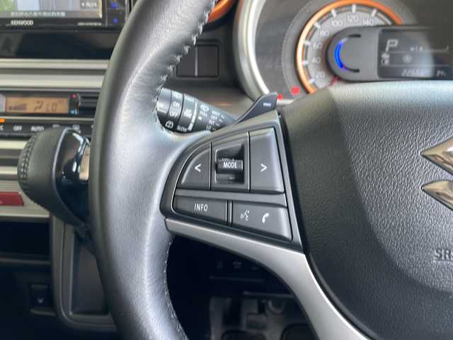 スズキ スペーシア ギア HYBRID XZターボ 愛知県 2021(令3)年 2.3万km オフブルーメタリック/ガンメタリック2トーンルーフ 衝突被害軽減ブレーキ/純正7インチSD（ナビあり）/両側パワースライドドア/レーダークルーズコントロール/シートヒーター/フルセグTV/CD DVD/Bluetooth/バックカメラ/コーナーセンサー/ルーフレール/LEDヘッドライト/パドルシフト/オートマチックハイビーム/ドライブレコーダー/ETC/ステアリングスイッチ/スマートキー/プッシュスタート
