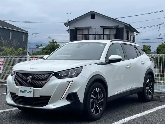 プジョー ２００８ アリュール 静岡県 2020(令2)年 1.6万km 白 ユーザー買取/純正ナビ/純正LEDヘッドライト/純正17インチAW/全方位カメラ/パドルシフト/レーダークルーズコントロール/ETC/新車時保証書/取扱説明書/スペアキー×1