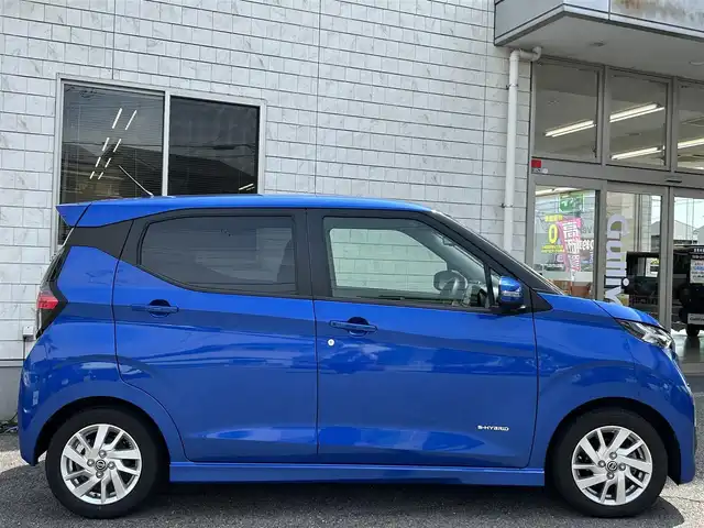 日産 デイズ HWS X プロパイロットED 兵庫県 2019(平31)年 4.8万km オーシャンブルーP 純正9インチメモリーナビ/フルセグTV/CD/DVD/BluetoothSD/FM/AM/アラウンドビューモニター/前ドライブレコーダー/ETC/プロパイロット（高速道路同一車線運転支援技術）/インテリジェント エマージェンシーブレーキ（自動ブレーキ）/車線逸脱防止支援システム/踏み間違い衝突防止アシスト/インテリジェント FCW（前方衝突予測警報）/インテリジェント DA（ふらつき警報）/標識検知機能（進入禁止、最高速度、一時停止）/先行車発進お知らせ/前後クリアランスソナー/ステアリングスイッチ/LEDヘッドライト/フォグランプ/オートライト/電格ミラー/プッシュスタート/オートホールド/革巻きステアリング/ヘッドライトレベライザー/アイドリングストップ/横滑り防止装置/ISOFIX/純正フロアマット/スペアキー1本/新車時保証書