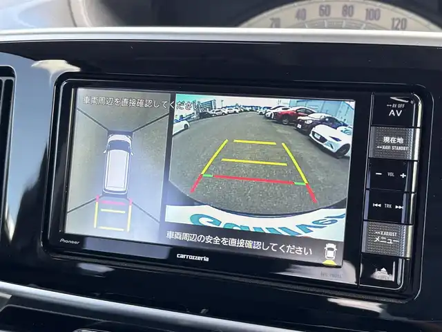 ダイハツ ムーヴ キャンバス X ブラックインテリア リミテッド SAⅢ 大分県 2019(平31)年 4万km ブラックマイカメタリック ・社外ナビ(CD.DVD.SD)/・ワンセグテレビ/・全方位カメラ/・スマートアシスト/・両側パワースライドドア/・ドライブレコーダー/・オートハイビーム/・オートエアコン/・スマートキー/・プッシュスタートボタン