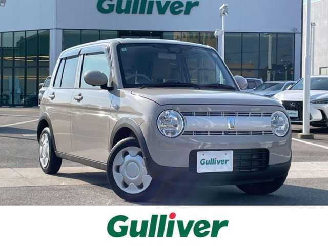 スズキ ラパン L 愛媛県 2020(令2)年 4万km フォーンベージュM 〇純正8インチナビ/〇Bluetooth/〇フルセグTV/〇全方位カメラ/〇ETC/〇セーフティサポート/〇アイドリングストップ/〇オートライト/〇シートヒーター/〇キーレスプッシュスタート/〇禁煙車