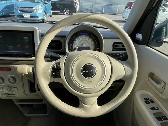 スズキ ラパン L 愛媛県 2020(令2)年 4万km フォーンベージュM 〇純正8インチナビ/〇Bluetooth/〇フルセグTV/〇全方位カメラ/〇ETC/〇セーフティサポート/〇アイドリングストップ/〇オートライト/〇シートヒーター/〇キーレスプッシュスタート/〇禁煙車