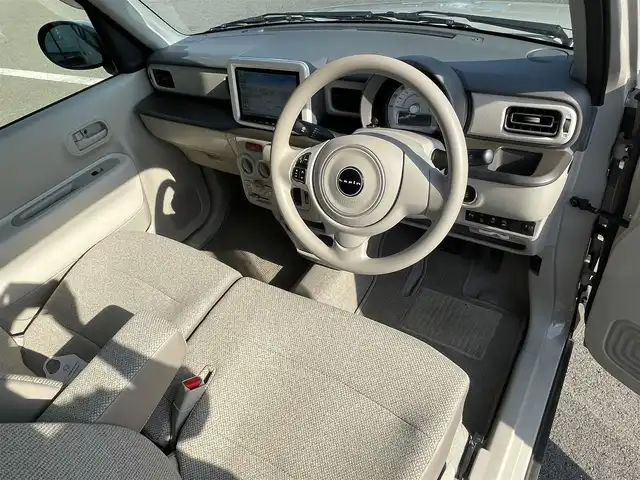 スズキ ラパン L 愛媛県 2020(令2)年 4万km フォーンベージュM 〇純正8インチナビ/〇Bluetooth/〇フルセグTV/〇全方位カメラ/〇ETC/〇セーフティサポート/〇アイドリングストップ/〇オートライト/〇シートヒーター/〇キーレスプッシュスタート/〇禁煙車