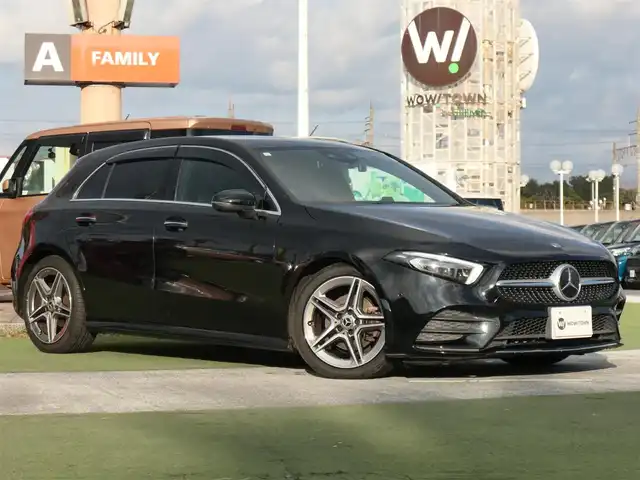 メルセデス・ベンツ Ｍ・ベンツ Ａ２００ｄ AMGライン 千葉県 2019(令1)年 4.2万km コスモスブラック アクティブブレーキアシスト/アクティブレーンキーピングアシスト/レーンチェンジアシスト/ブラインドスポットアシスト/アテンションアシスト/ディストロニック/純正ナビ/地デジTV/【Bluetooth接続】/バックカメラ/ドライブレコーダー（前後撮影）/革巻きステアリング/ステアリングスイッチ/ETC/LEDヘッドライト/ウインカーミラー/パークトロニック/純正18インチアルミホイル/サイド/カーテンエアバッグ/キーレスゴー
