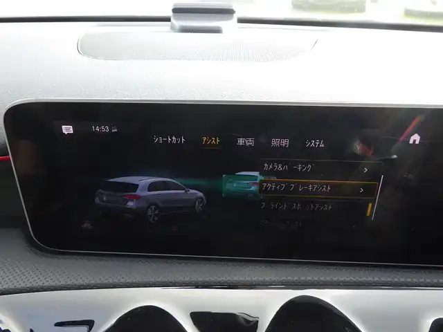 メルセデス・ベンツ Ｍ・ベンツ Ａ２００ｄ AMGライン 千葉県 2019(令1)年 4.2万km コスモスブラック アクティブブレーキアシスト/アクティブレーンキーピングアシスト/レーンチェンジアシスト/ブラインドスポットアシスト/アテンションアシスト/ディストロニック/純正ナビ/地デジTV/【Bluetooth接続】/バックカメラ/ドライブレコーダー（前後撮影）/革巻きステアリング/ステアリングスイッチ/ETC/LEDヘッドライト/ウインカーミラー/パークトロニック/純正18インチアルミホイル/サイド/カーテンエアバッグ/キーレスゴー