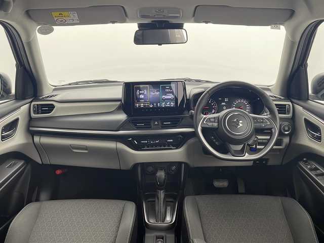 スズキ スイフト HYBRID MZ 愛知県 2024(令6)年 0.3万km プレミアムシルバーメタリック 禁煙車/純正ディスプレイオーディオ/(AM/FM/BT/USB/ipod/スマートフォンリンク)/クルーズコントロール/パドルシフト/シートヒーター/デュアルブレーキサポートII/コーナーセンサー/アイドリングストップ/レーンキープアシスト/横滑り防止装置/BSM/LEDヘッドライト/フロントフォグランプ/オートライト/シートヒーター/電動パーキング/オートブレーキサポート/純正フロアマット/ISOFIX/トノカバー/オートリトラウィンカーミラー/プッシュスタート/スマートキー/スペアキー